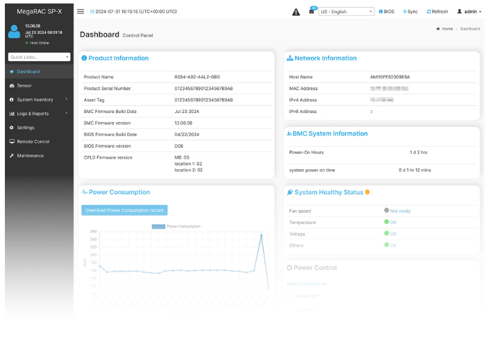 GIGABYTE Management Console