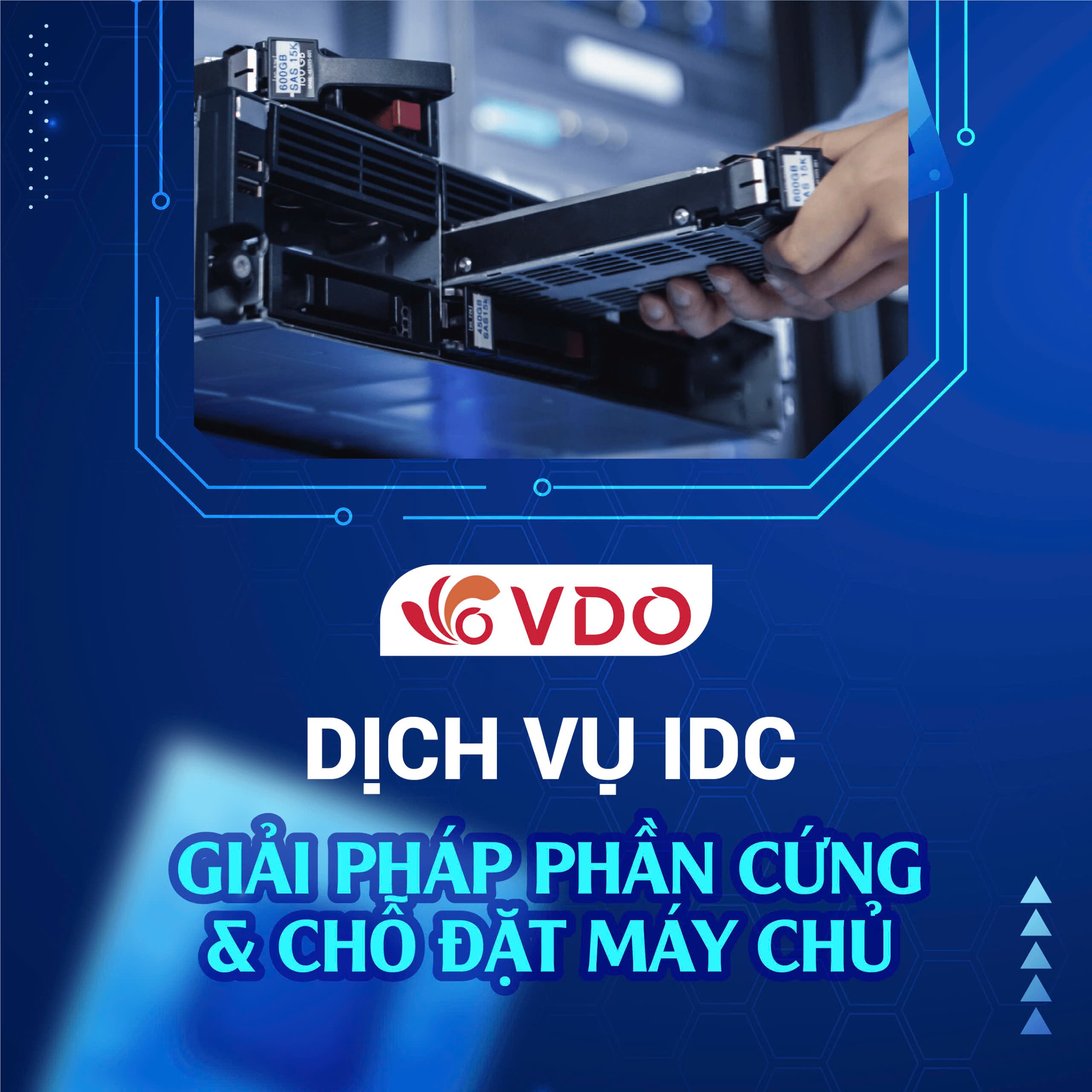 Hạ tầng IDC trọn gói: Phần cứng mạnh mẽ – chỗ đặt máy chủ chuyên nghiệp