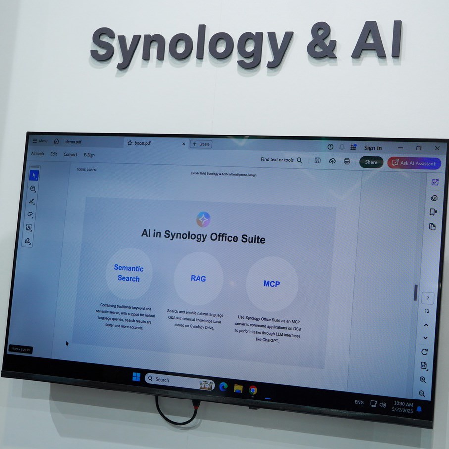 Computex 2025: Synology ra mắt bộ ứng dụng văn phòng tích hợp AI, hướng đến thay thế Microsoft Office