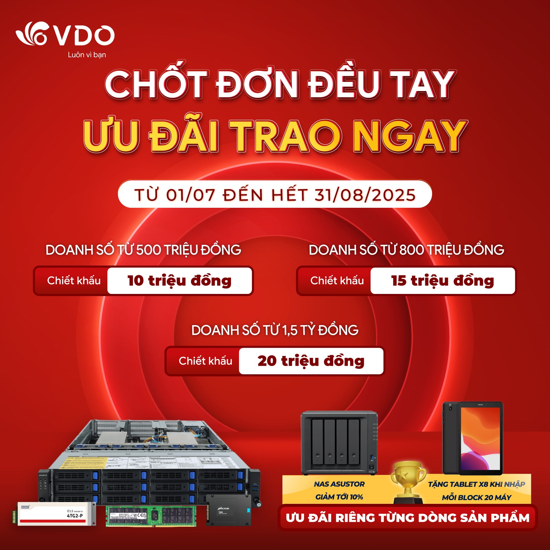 VDO tri ân Đại lý nhân dịp kỷ niệm 16 năm – Ưu đãi lớn, thưởng hấp dẫn lên tới 20 triệu đồng