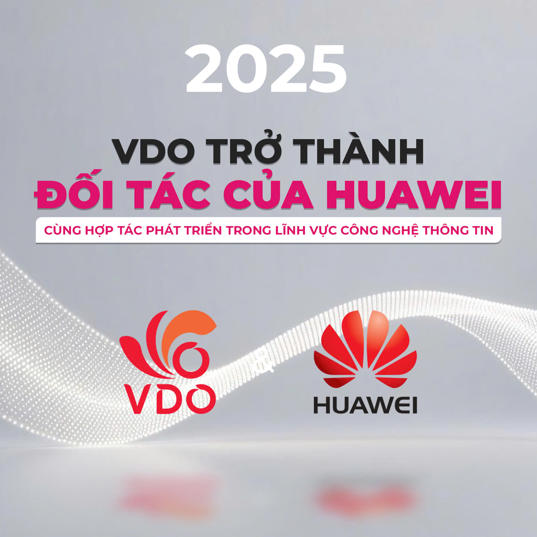 VDO chính thức trở thành đối tác của Huawei