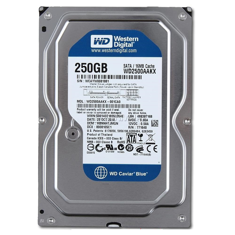 HDD Westem Digital 3.5 SATA 6Gb/s 250GB